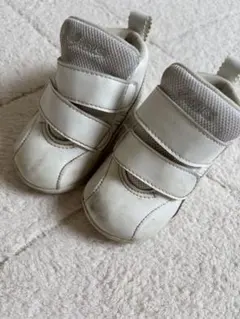 アシックス ベビーシューズ ホワイト ベルクロ式