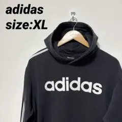 じ*い様 【US古着】adidas 3本線 パーカー プルオーバー スウェット