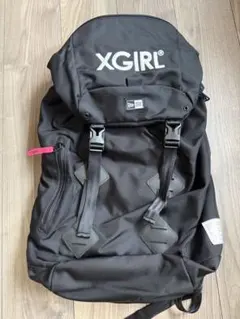 X-girl × NEW ERA コラボ リュック／大容量バックパック／ブラックのサムネイル