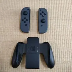 ニンテンドースイッチジョイコン　グレー　左右