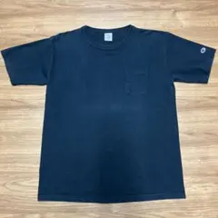 【USA製】Champion T1011 ポケットTシャツ L ブラック