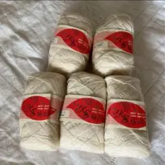 未使用KYOSHIN アクリル100%毛糸 25g 極細 5玉