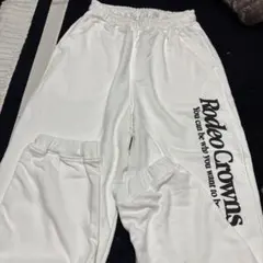 Rodeo Crowns スウェットパンツ ホワイト