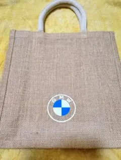 BMW ジュートバッグ 麻バッグ　非売品ノベルティのサムネイル