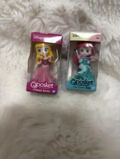 Qposket 迪士尼 睡美人 艾莉兒 迷你公仔 轉蛋