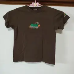 【希少Y2K】オールドPIKO ピコ フラダンス バックプリントTシャツ M 茶のサムネイル