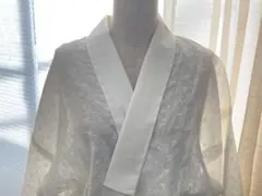 綿レース　花唐草　長襦袢
