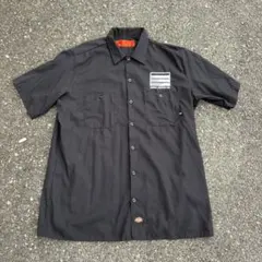Dickies SWELL COFFEE CO ワークシャツ ブラック　　古着のサムネイル
