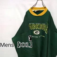 U84【US輸入】Lee　NFL　パッカーズ　スウェット【メンズXXL】グリーン