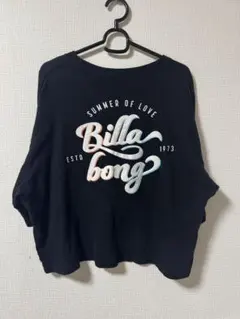 Billabong グラフィックプリント Tシャツ ブラック ロゴ入り 半袖