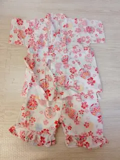 甚平　80cm　 女の子　花柄