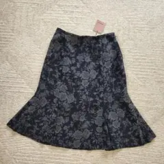 COMME CA ISM セミフレアスカート Sサイズ ブラック 未使用