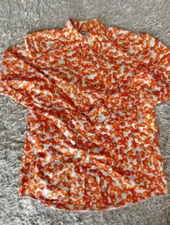 KATHARINE HAMNETT LONDON オレンジドットシャツ Lのサムネイル