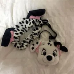 101匹わんちゃん ヘアバンド ポシェット セット