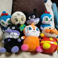 アンパンマンキャラクター ぬいぐるみ 7体セット