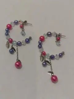 ピアス　淡水パール