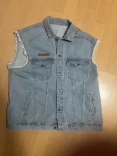DAZY ノースリーブデニムジャケット Lサイズ