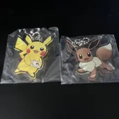 ピカブイカフェ アクリルキーホルダー ピカチュウ イーブイ ポケモン