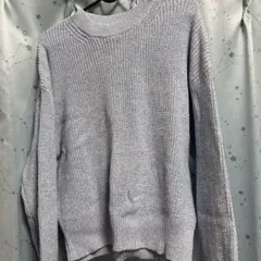 H&M ニット セーター ブルー Sサイズ