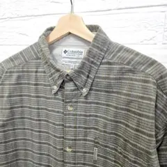 USA古着 90s Columbia ネルシャツXLチェック アメカジ グランジ