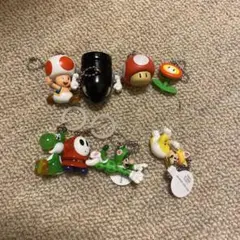 任天堂 スーパーマリオ めじるしアクセサリー キーホルダー ストラップ