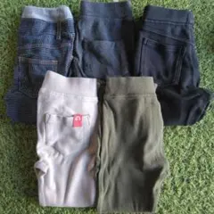 キッズ服 100cm ストライプパンツセット