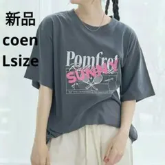 新品☆coen コットンTシャツ Lサイズのサムネイル
