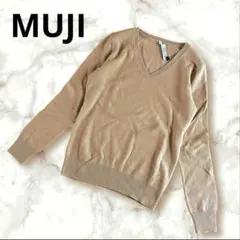 無印良品 カシミヤ100% Vネックセーター 長袖 ニット 柔らか レディース