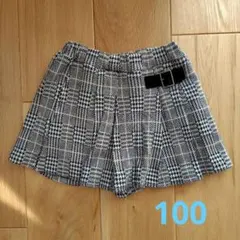 100cm プティマイン　冬用キュロットパンツ