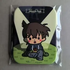 名探偵コナン 工藤新一　ビッグスクエア缶バッジ