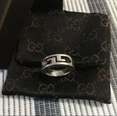 GUCCI ステンレススチール オープンリング