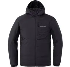 mont-bell EXライト サーマラップ パーカ ブラック Lサイズ