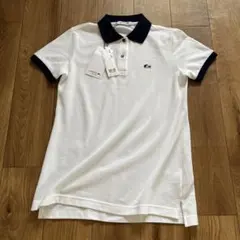 新品タグ付き　LACOSTE ラコステ　半袖ポロシャツ　トリコロールカラー