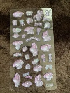 マイメロ　ぷっくりシール