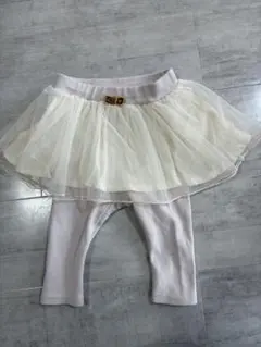 プティマイン　チュール付きパンツ80サイズ