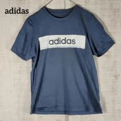 希少サイズ✨️アディダス クルーネック Tシャツ スポーツウエア 紺 XS