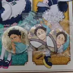 ハイキュー　赤葦京治　缶バッチ3点セット