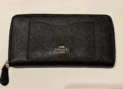 COACH コーチ 財布 長財布 黒 ブラック