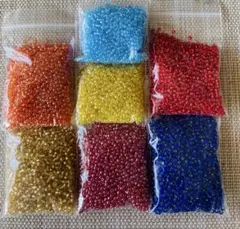 ビーズ 7袋セット 多色