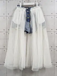 onespo チュールスカートショーパン