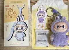 【正規品】 LABUBU ラブブ イニシャル （？） PIN FOR LOVE