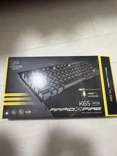 銀軸　Corsair K65 RGB メカニカルキーボード