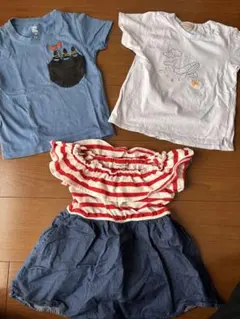 キッズ服 100サイズ　3点セット Tシャツ