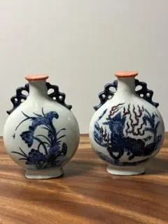 PR131 中国 染付 皿 五枚 - メルカリ