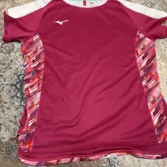 Mizuno 半袖シャツ ピンク グラデーション