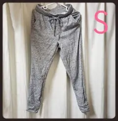 gu スウェットパンツ ジョガーパンツ 裏シャギー S 裏起毛 裏毛 ボア