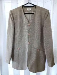 新品オシャレレディースノーカラージャケット