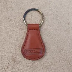 COACH コーチ　キーホルダー　キーリング　レザー　金属　良品