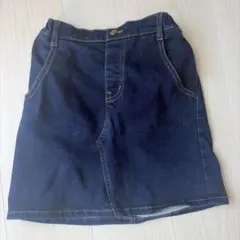 GUデニムミニスカート