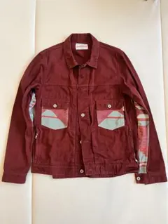 WHIZ LIMITED ジャケット XL バーガンディ ネイティブ柄のサムネイル